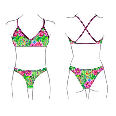 BIKINI MARE FILLE KING FLOWER