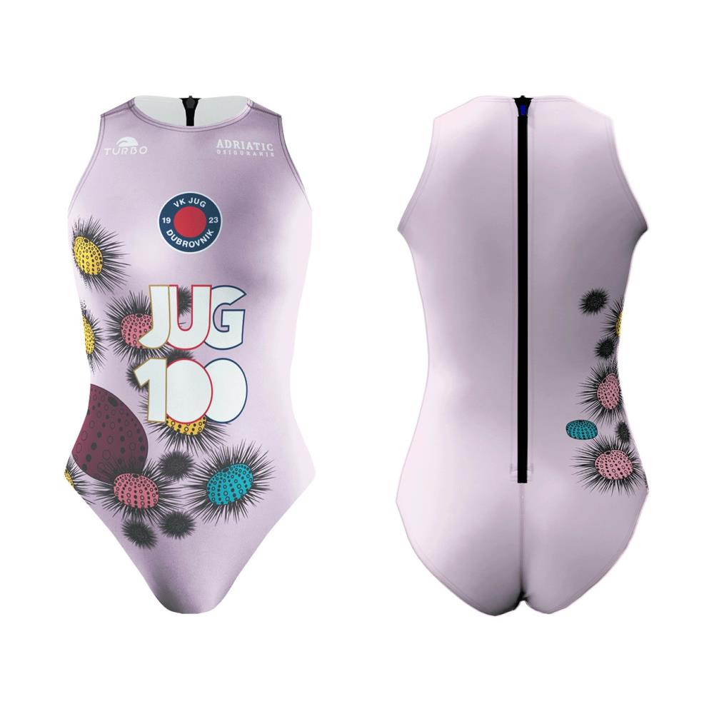 MAILLOT DE BAIN FEMME WATERPOLO VK JUG ADRIATIC OSIGURANJE PINK