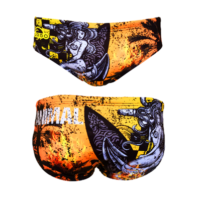 Wasserball-Badeanzug Herren Dirty Surf