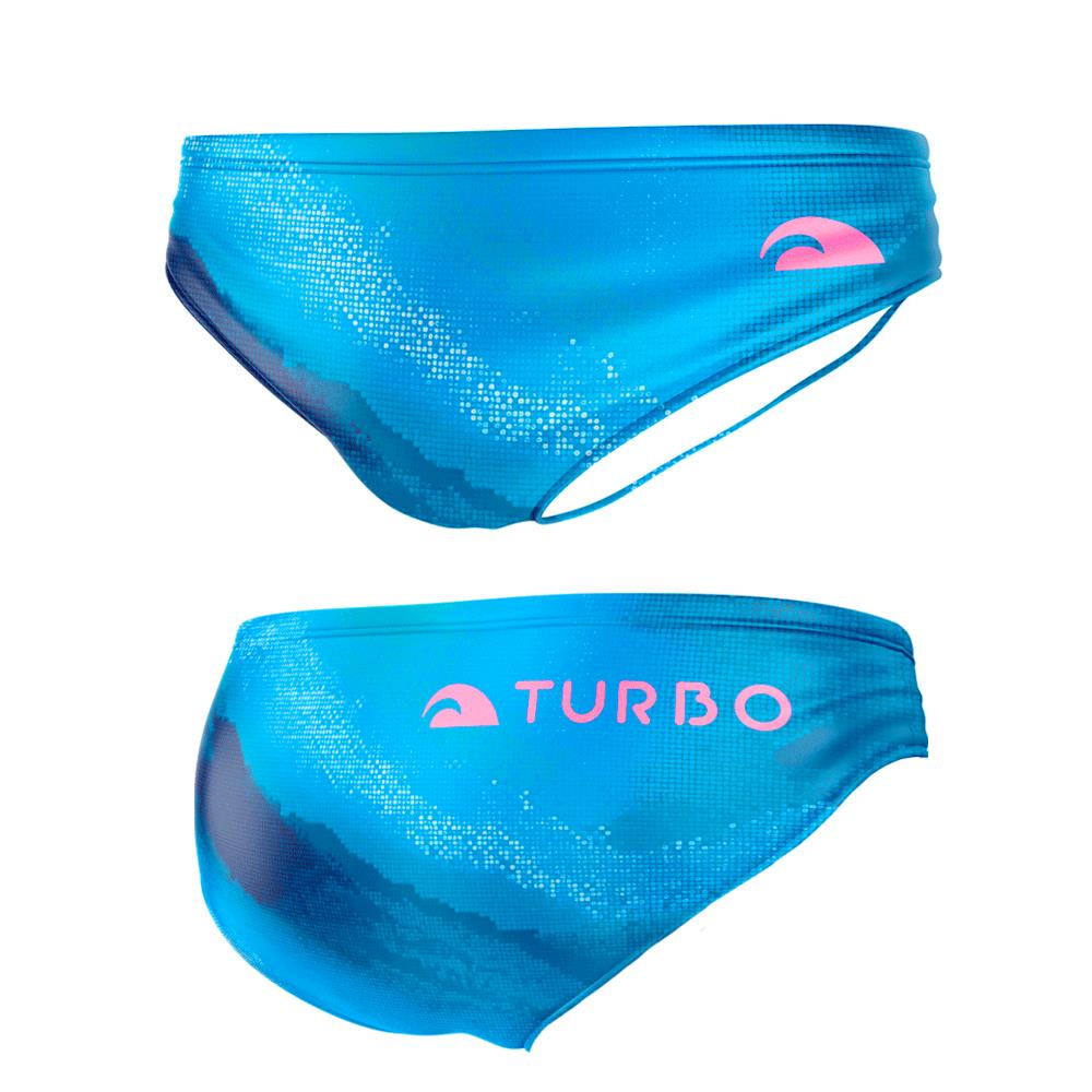 Waterpolobadpak Diepblauwe Glitch