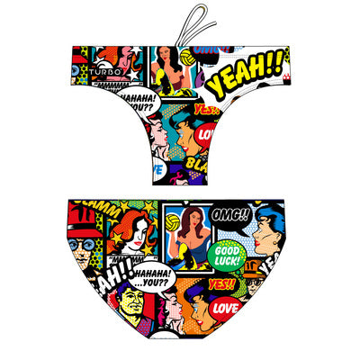 Badpak Waterpolo Heren Yeahhh Comic