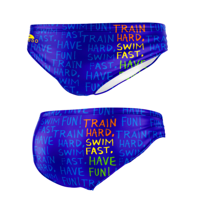 Costume da bagno uomo nuoto Train Hard