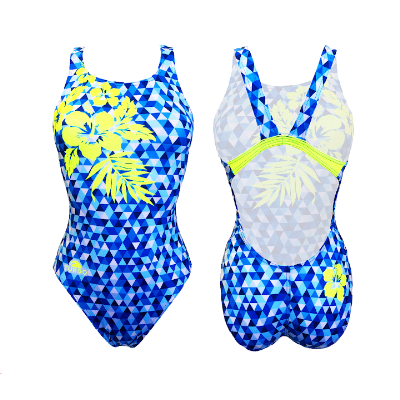 Damen Schwimmanzug Blue Hawaii