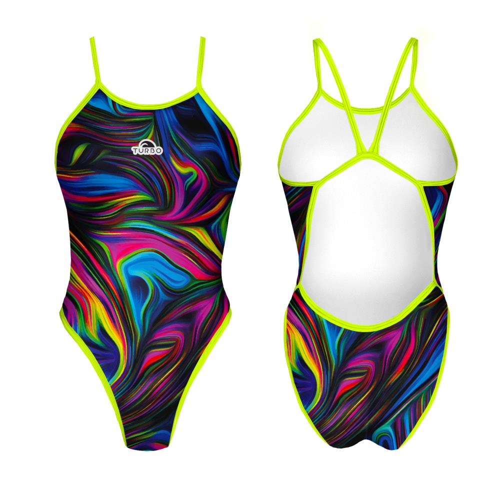 Badeanzug Schwimmen Damen Pink River (Revolution)
