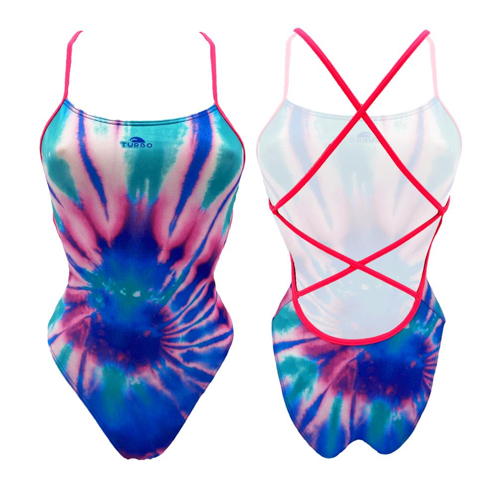 MAILLOT DE BAIN SIRENE BLUE TIE DYE