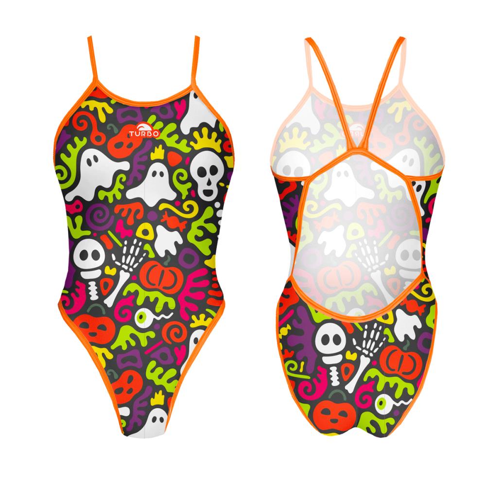 Badeanzug Schwimmen 'Revolution' Spooky Neon