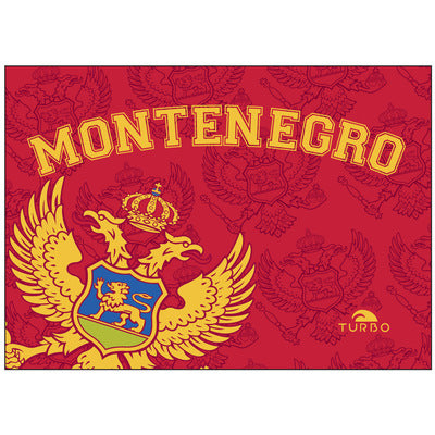 SERVIETTE COTON-MICROFIBRE (145 x100) MONTENEGRO