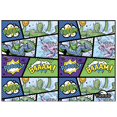 Baumwoll-Mikrofaser-Handtuch (145 X100) Monster Comic