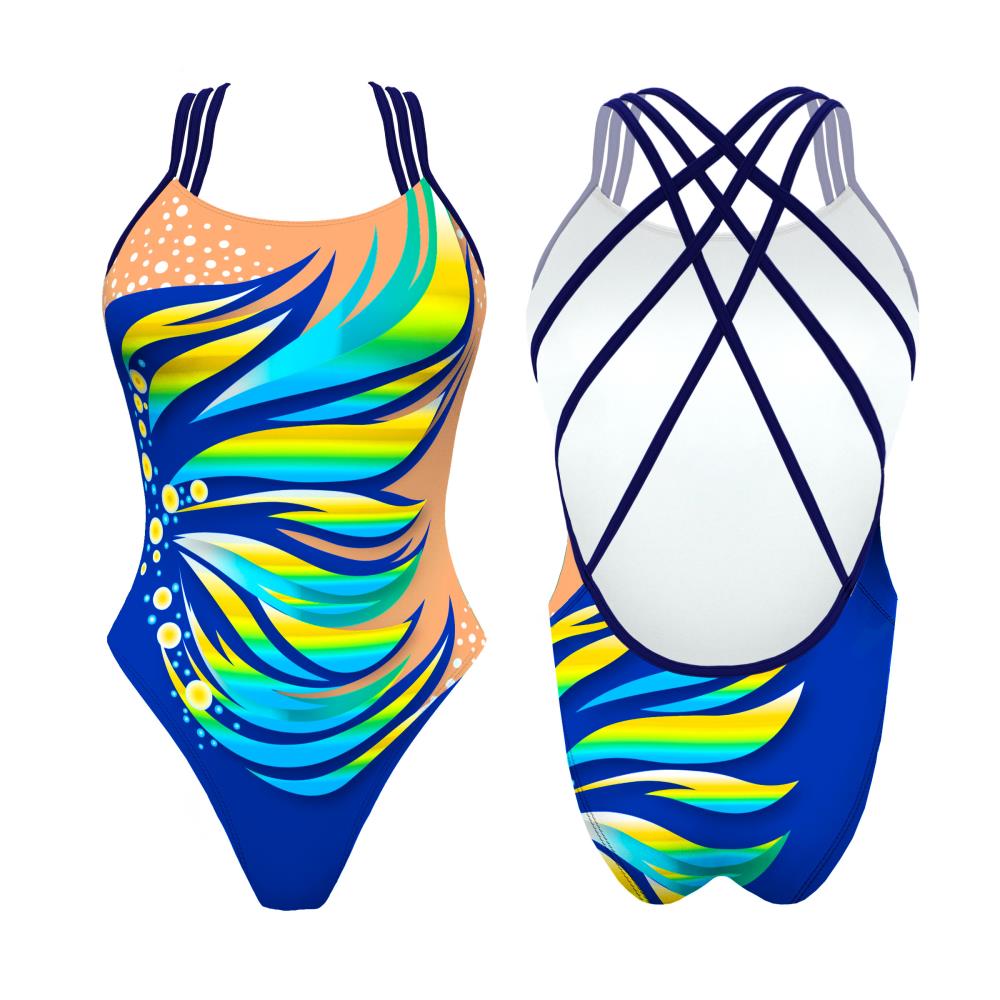 Fato de banho artístico F007 Lycra
