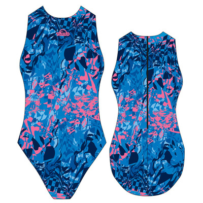 Turbo Women's Queen Heart Vintage Water Polo Suit at