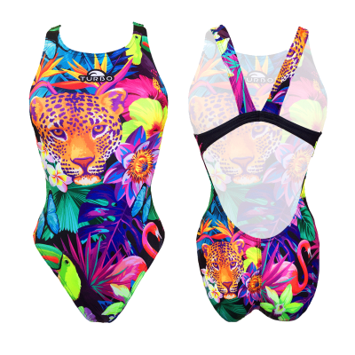 TURBO England / GB - 898832-0807 - Thin Strap Womens Swimsuit / Swimwear /  Costume - Swimming