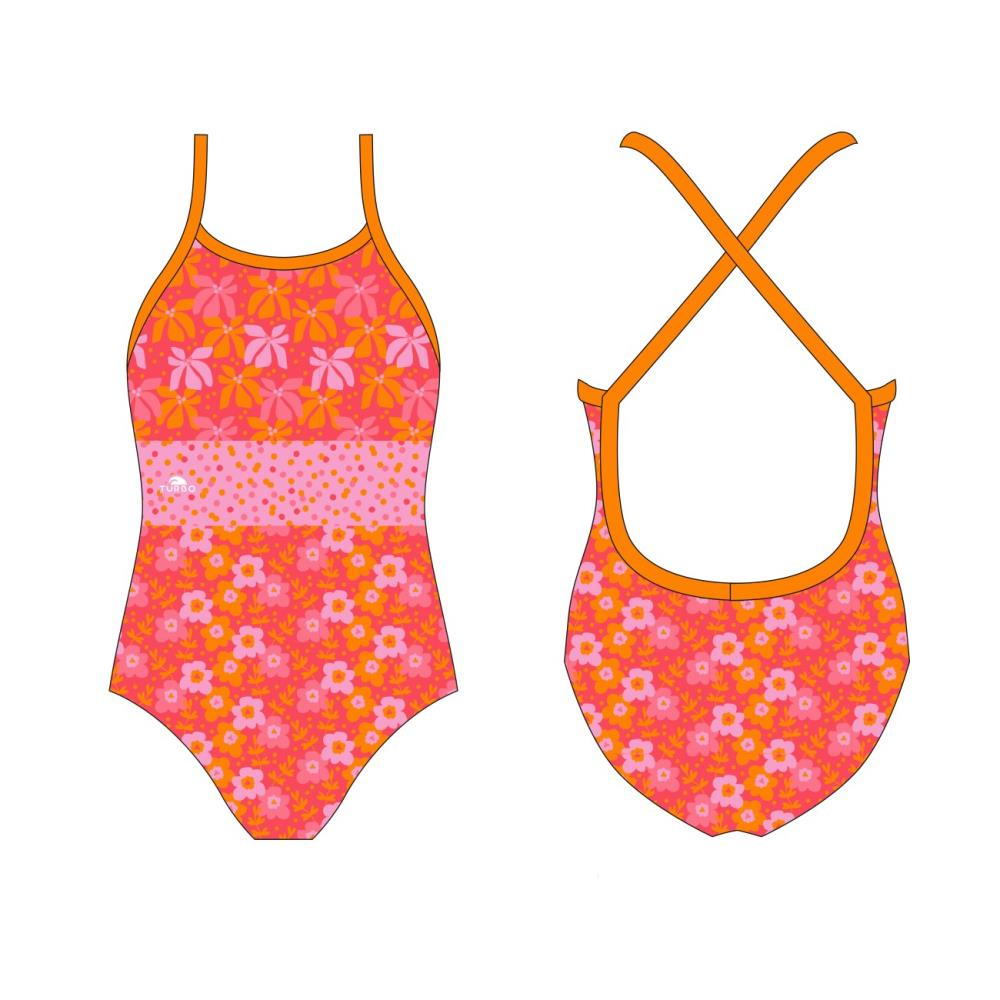 Girls One Piece Swimsuit Toddlers Sunflower Bathing Suit Baby Girl