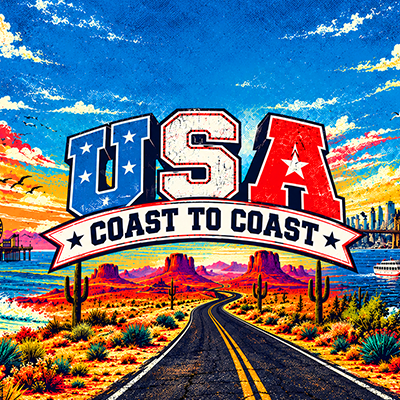 USA Coast to Coast — colección de bañadores TURBO