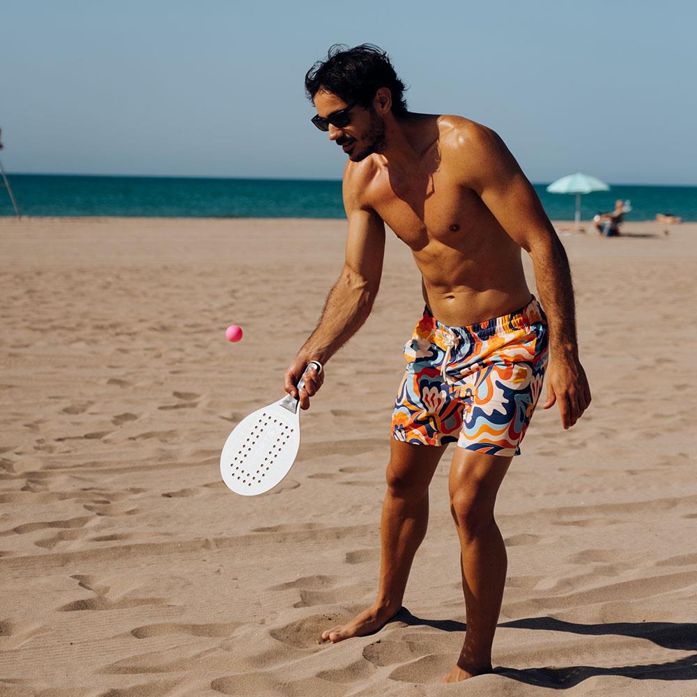 Kratke hlače za plažu Psico Flower