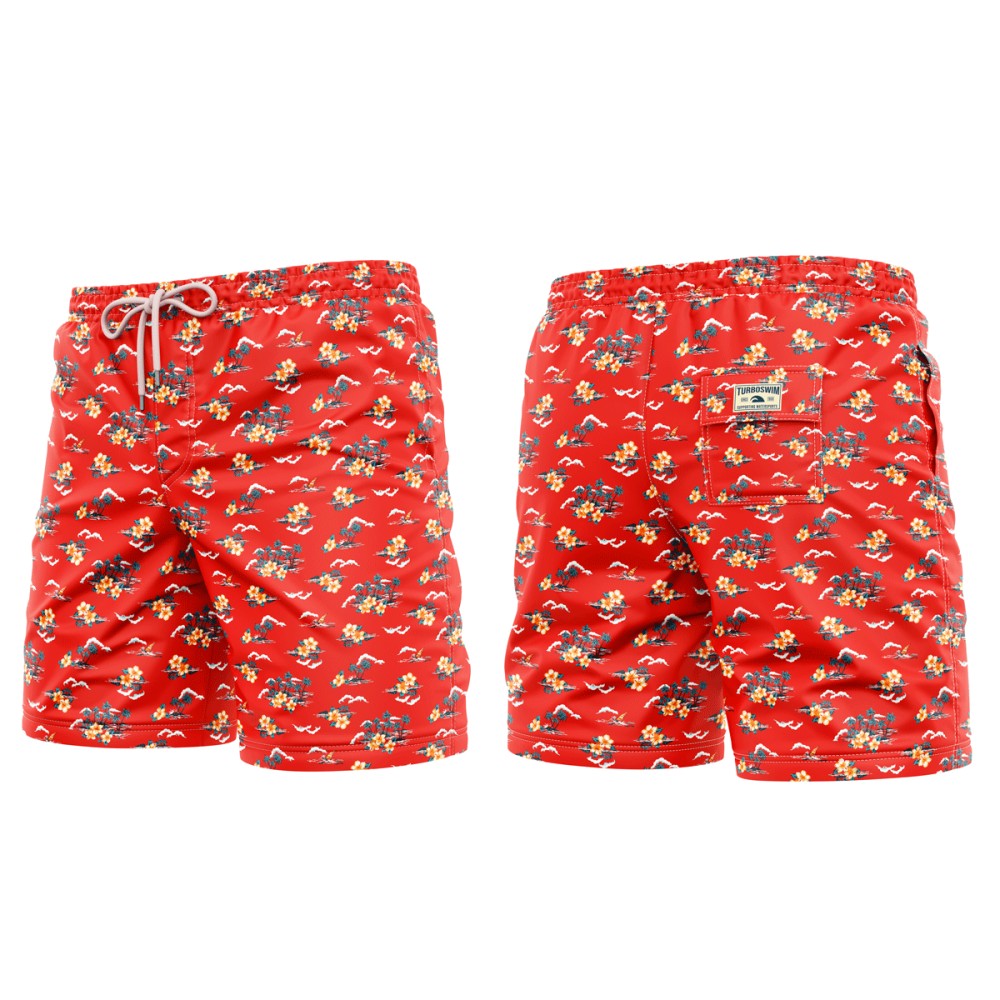 Strandshorts. Short Playa Tropische Island