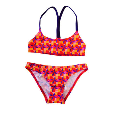 Mädchen Bikinis (Mini). Mini-Bikini Mädchen Schwimmen Rombus