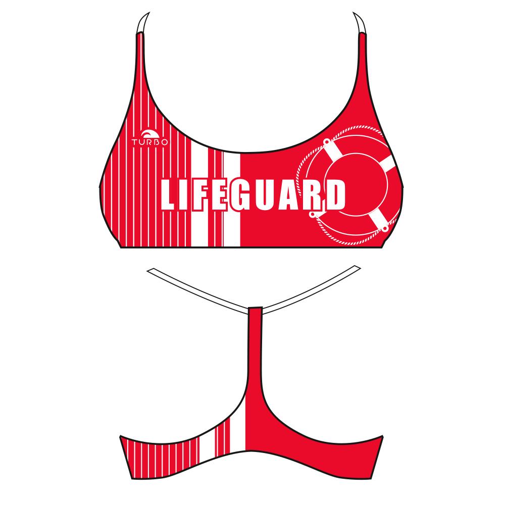 Socorrisme. Top de bikini Pool Lifeguard