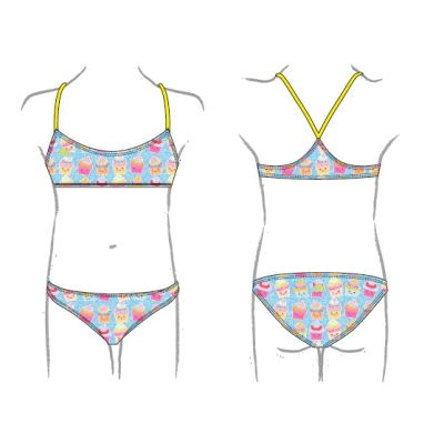 Mädchen Bikinis (Mini). Bikini Mini Mädchen Schwimmen Sweet Happy