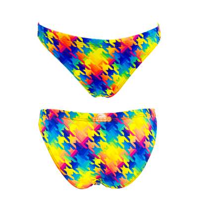 Stroje kąpielowe dziewczęce. Dół bikini 'Mare' dla dziewczynki Chevi Rainbow