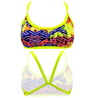 Swimming Bikinis. BIKINI TOP BOOM LABYRINTH