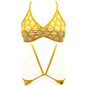 Bikini Top Funky Yellow Ikat
