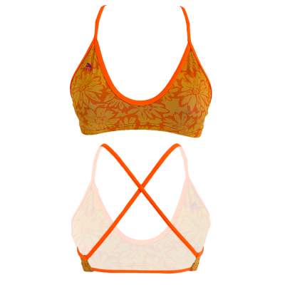 Bikini-Top 'Mare' Mädchen Block Flowers