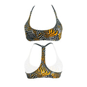 TOP BIKINI POOL FILLE ANIMAL PRINT VIBES