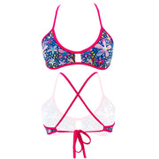BIKINI TOP ACTIVE MAGIC FLOWERS