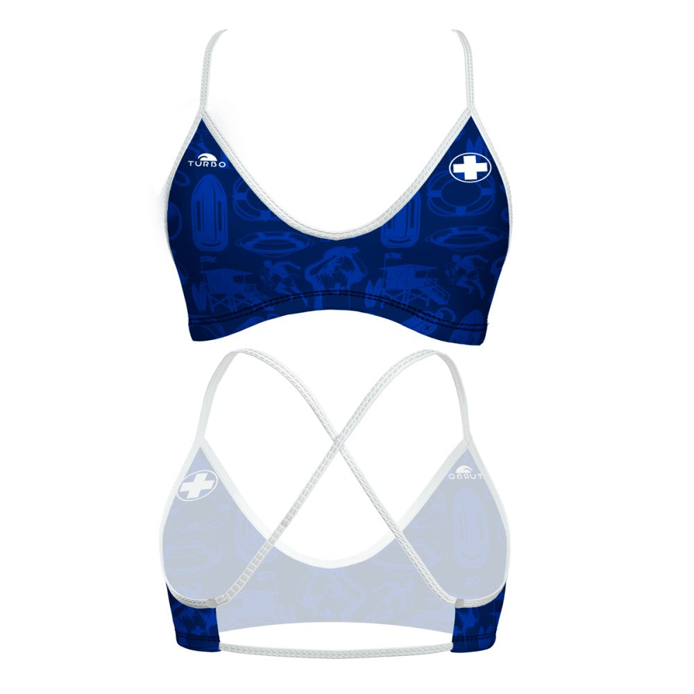 Socorrisme. Top de bikini Mare Lifeguard Ready
