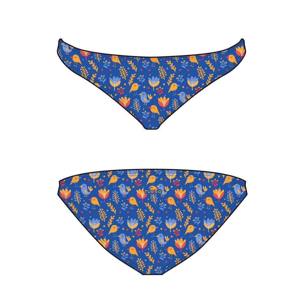 Mädchen Bikinis (Mini). Bikini-Slip Peke Blueberry