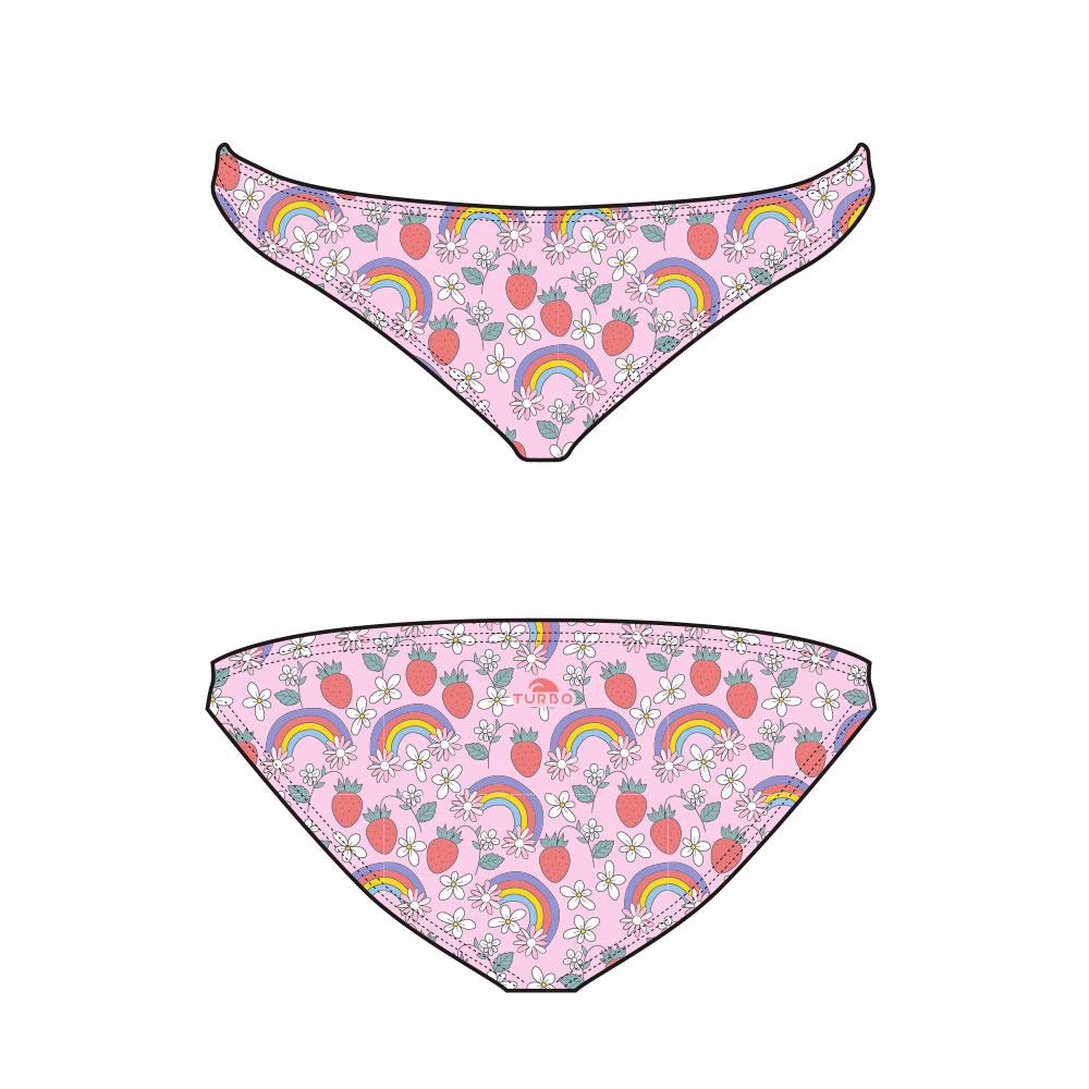 Mädchen Bikinis (Mini). Bikini-Slip Peke Strawberry