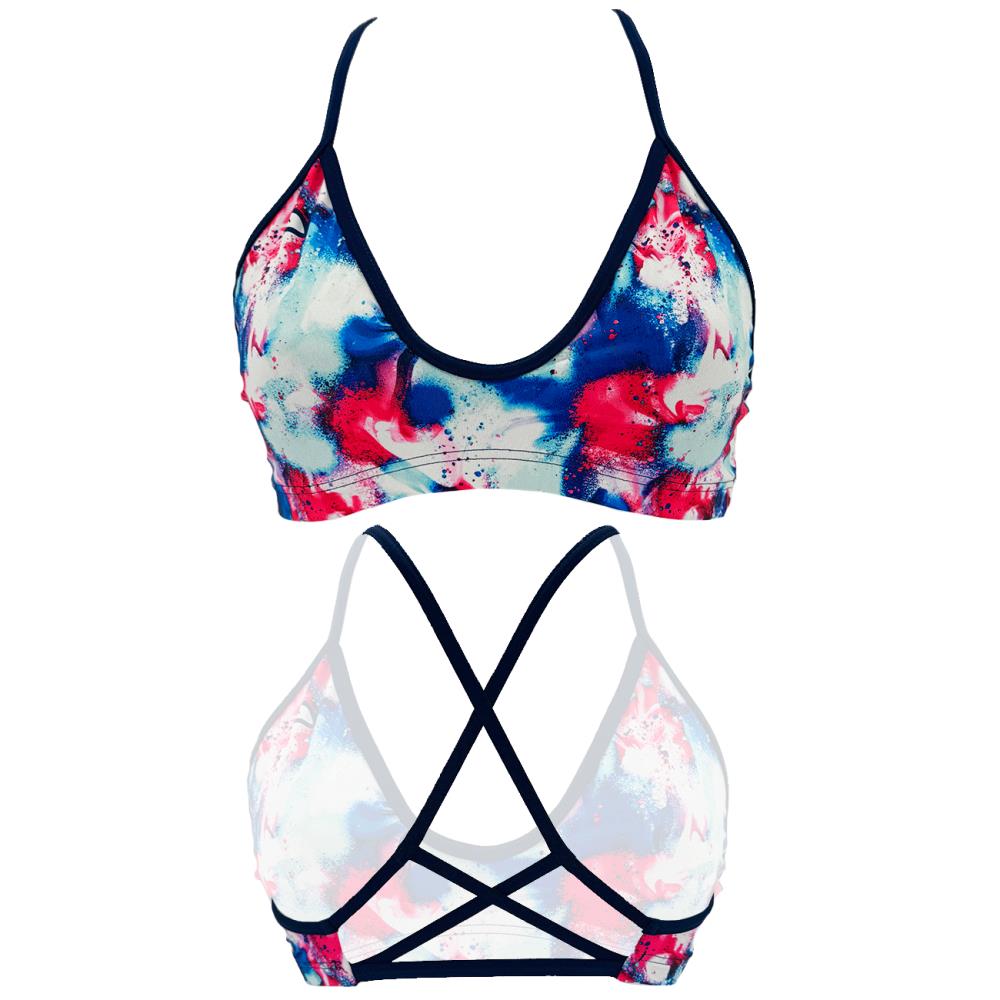 Top Bikini Queen Floral Party