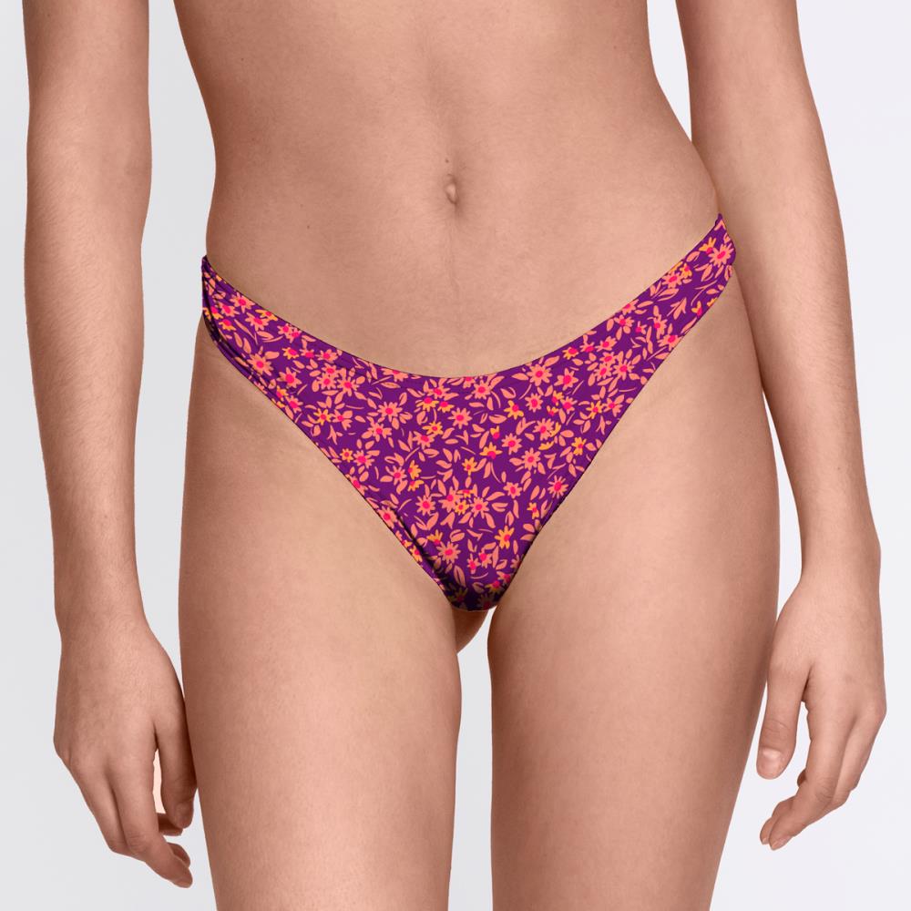 Tangas. THONG WOMEN MINI BLOSSOM