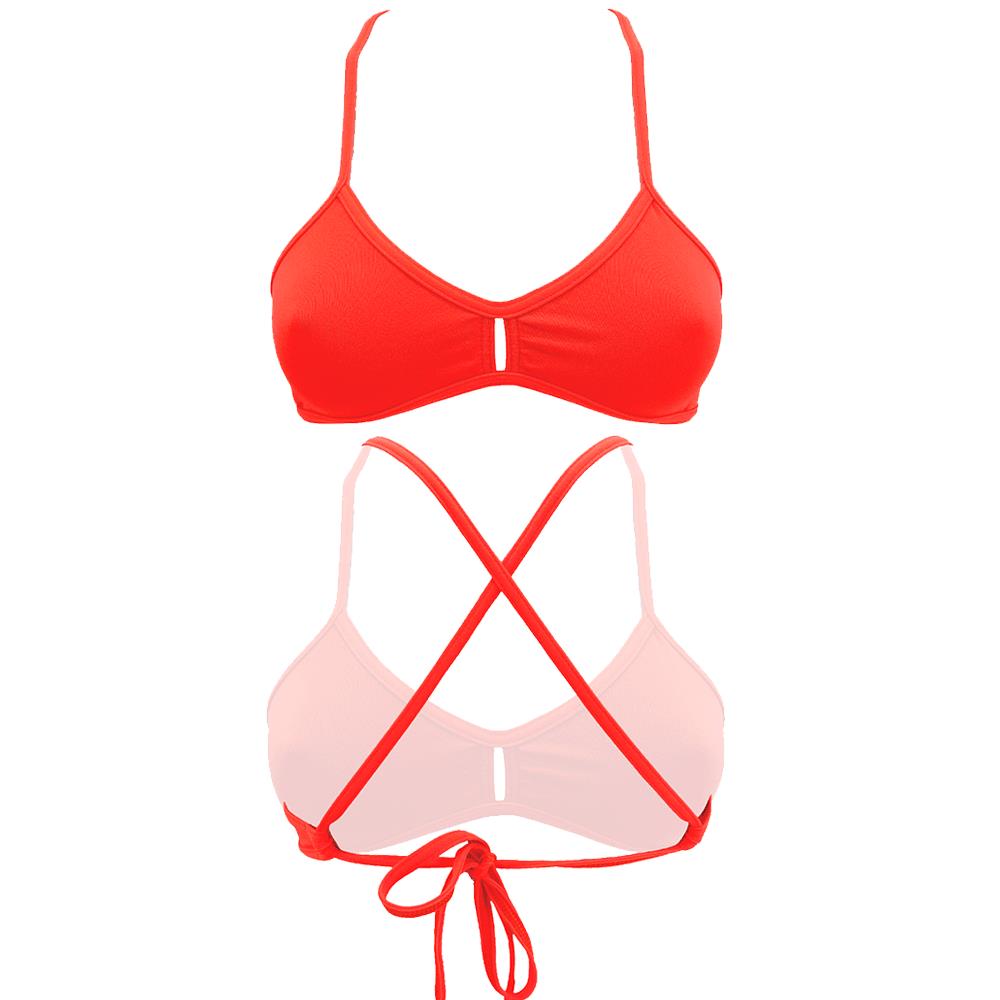 Effen Badpakken-- (Meisje). Top Comfort Meisje Active