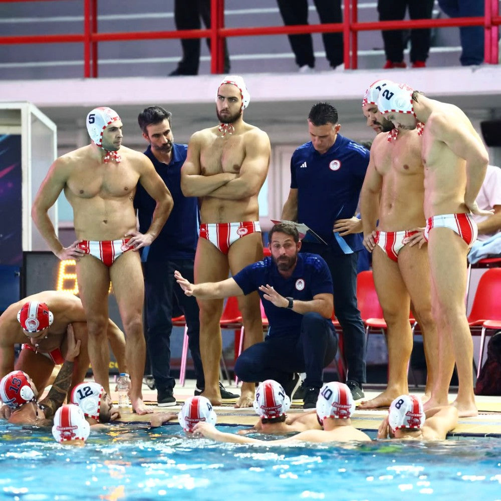 Olympiacos. Gorro Waterpolo Hombre Olympiacos 2026