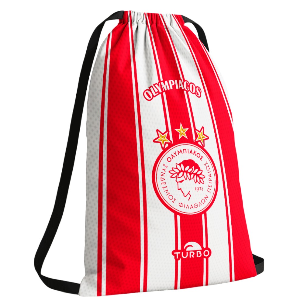 Olympiacos. Petate Mesh Olympiacos Stripes