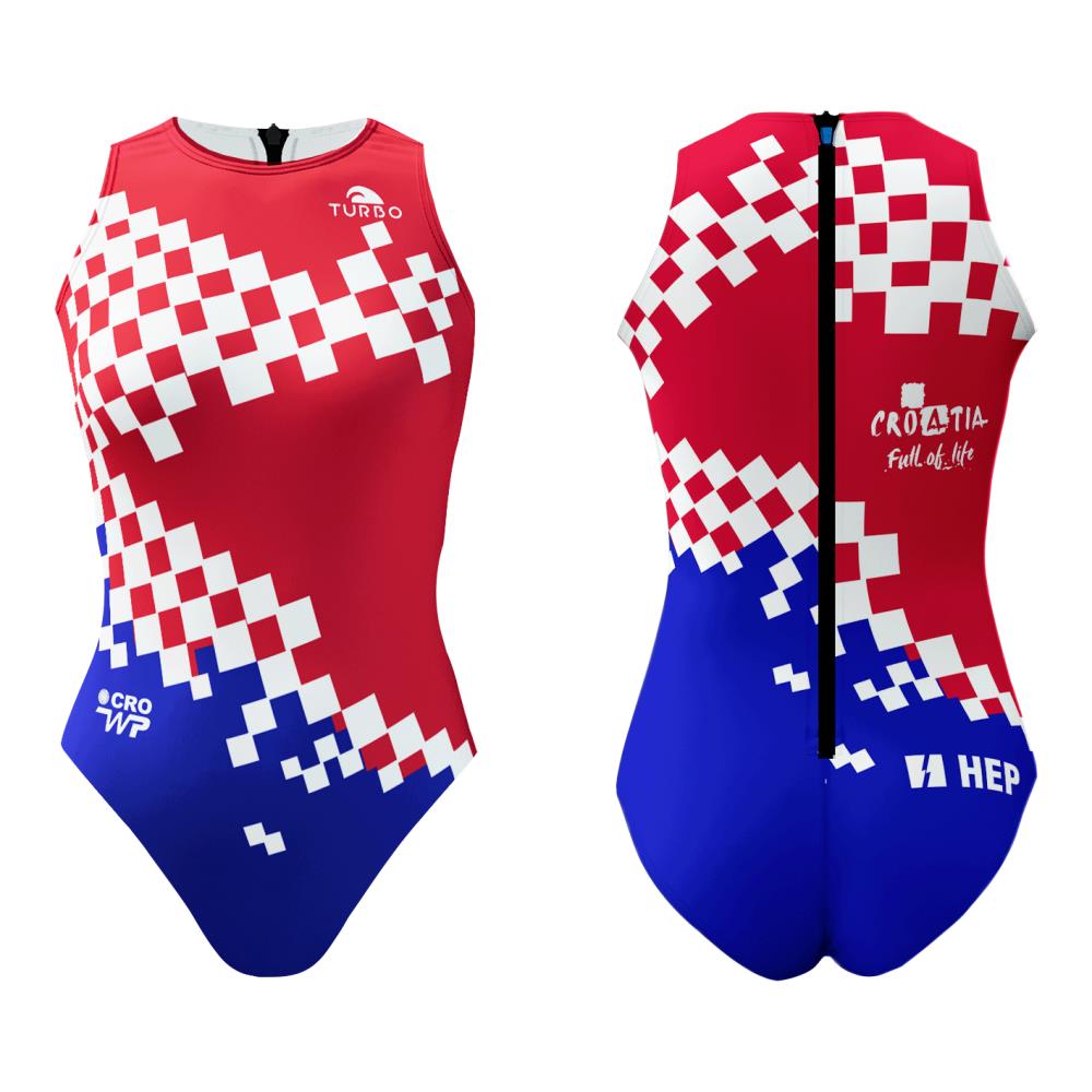 Croacia. Bañador Waterpolo Niña Croatia 2022