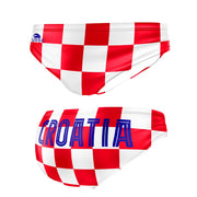 Wasserball-Badeanzug Kroatien Quadrate