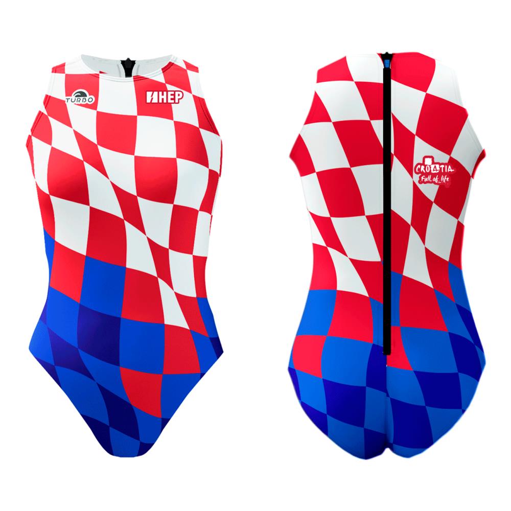 Croacia. Bañador Waterpolo Mujer Croatia 2023