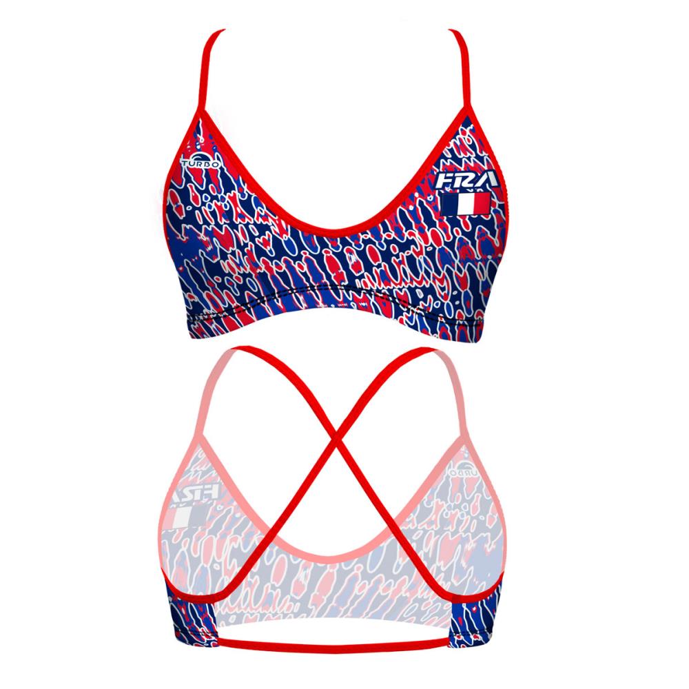 Frankrijk. Bikinitop Mare Ffn Artistic Camo