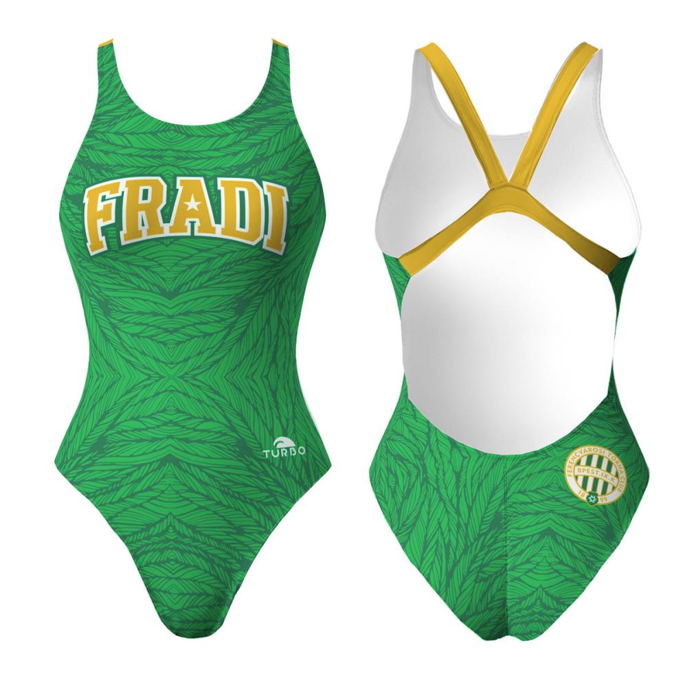 FERENCVÁROSI TC. Schwimmanzug mit breiten Trägern Ferencvárosi Fradi