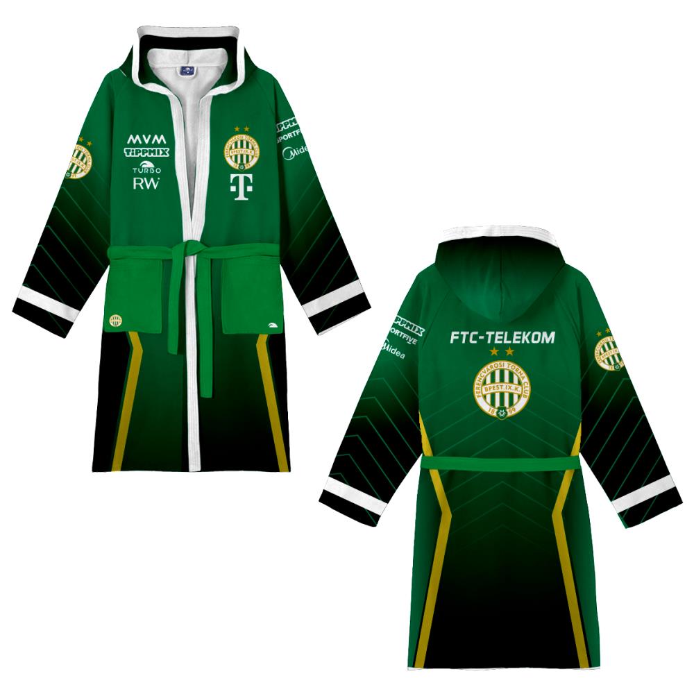 FERENCVÁROSI TC. Sublimierter Bademantel für Herren Ferencvárosi 2026-27