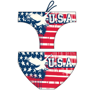 MAILLOT DE BAIN WATERPOLO GARÇON  USA EAGLE
