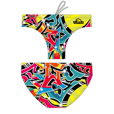 MAILLOT DE BAIN WATERPOLO HOMME GRAFITY FLOUR