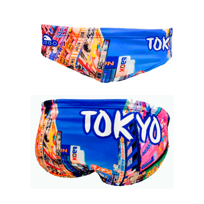 Wasserball-Badeanzug für Herren Tokyo City