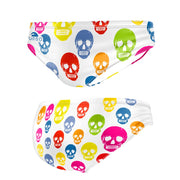 Wasserball-Badehose für Jungen Skulls Colors