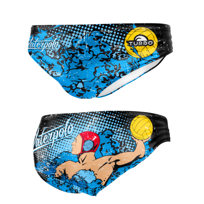 Wasserball-Badeanzug für Herren Comic Italien Wasserball 2018