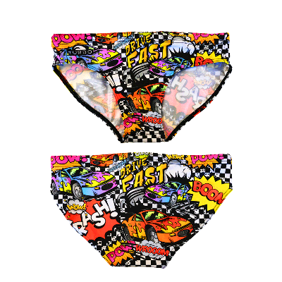 Zwemkleding Kind Comic Car (Happy)