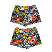 Boxer estampado completo para menino Comic Car (Happy)