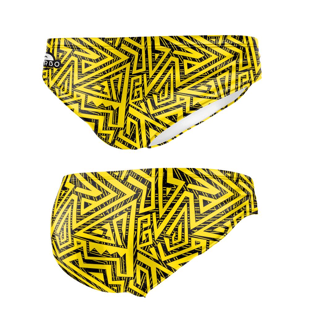 Compra 남성 수구 수영복 Geo Yellow